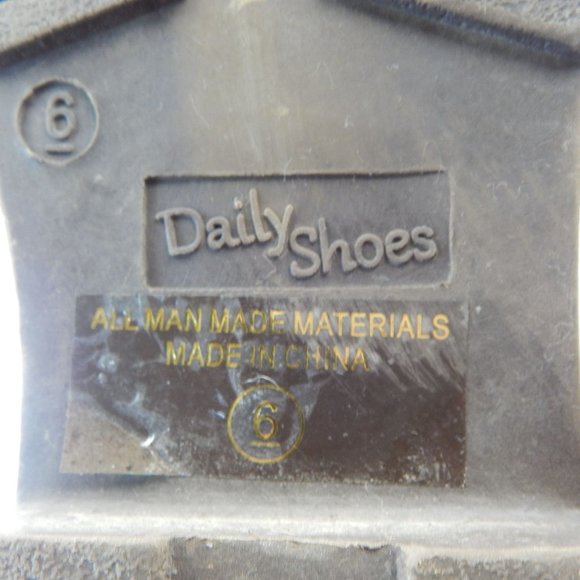 Daily Shoes Womens Mid Calf Military Lace Up Combat Boots Size 6 - Picture 11 of 11